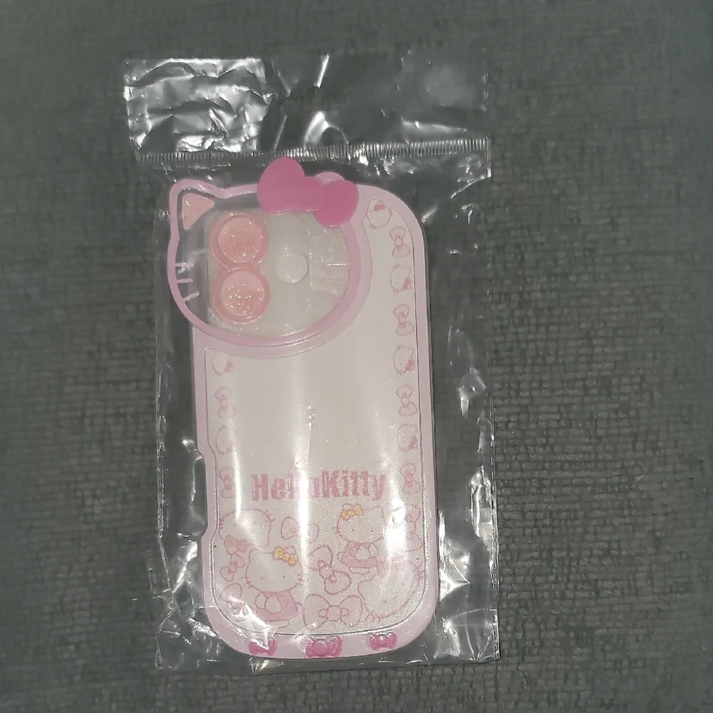 Hello Kitty Pink Silicone Phone Cover with Bow Design
